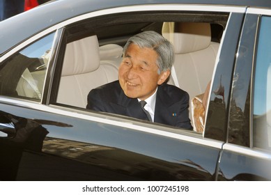 TALLINN. ESTONIA. 05/24/2007. The Japanese Emperor Akihito During His Official Visit To The Republic Of Estonia In 2007