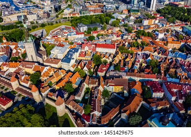 Tallinn in Estonia from above
