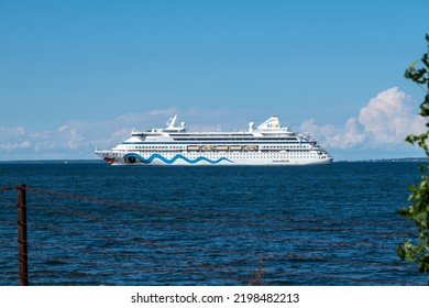 Tallinn, Estonia - August, 02, 2022: Aida Cruise Ship