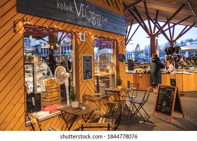 Tallinn, Estonia - December 16, 2019: Baltic Market (station Market) In Tallinn. Food Market