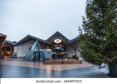 Tallinn, Estonia - December 16, 2019: Baltic Market (station Market) In Tallinn. Food Market