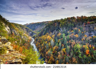 Tallulah Gorge In Georgia, USA.