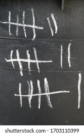 Tally Marks Or Hash Marks, A Unary Numeral System
