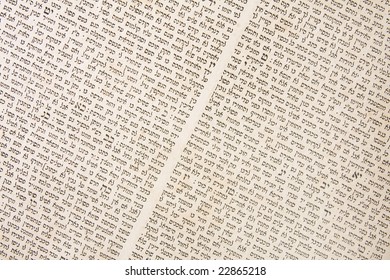 Talmud Sheet As A Background