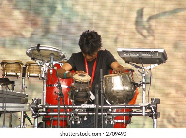 Talvin Singh Performing At Lovebox Festival Victoria Park London July 2005