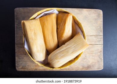 Tamale Isolated. Traditional Mexican Food