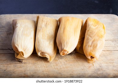 Tamale Isolated. Traditional Mexican Food