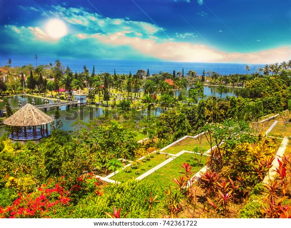 Taman Ujung Water Palace Bali Indonesia Stock Photo Edit