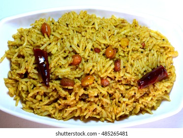 Tamarind Rice Is A South Indian Dish,