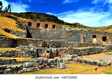 Tambomachay, Inca Ruins At Cuzco, Peru