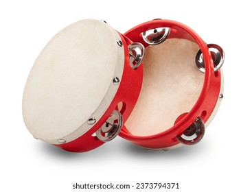 tambourine isolated on white background. - Powered by Shutterstock