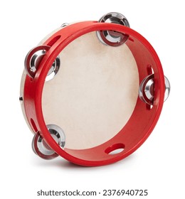 tambourine isolated on white background - Powered by Shutterstock