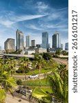 Tampa Bay Florida downtown city skyline view