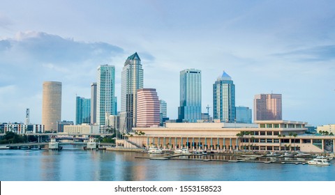 Tampa Bay Florida Downtown City Skyline