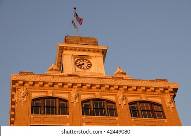 Tampa City Hall At Sunset