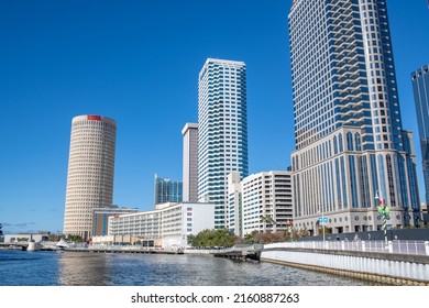 Tampa Florida January 3 2022 Cityscape Stock Photo 2160887263