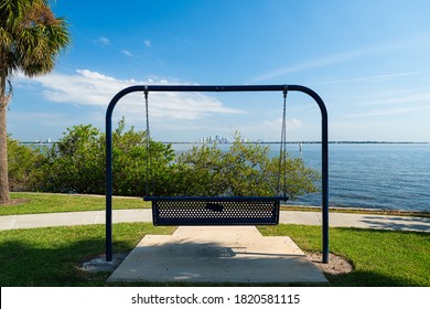 Tampa, Florida Park Overlooking Hillsborough Bay