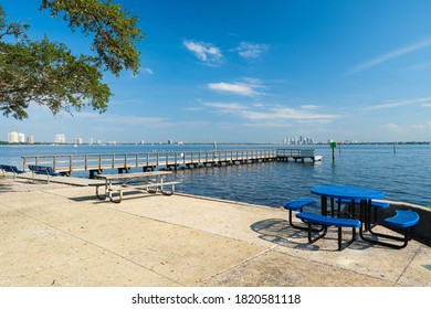 Tampa, Florida Park Overlooking Hillsborough Bay