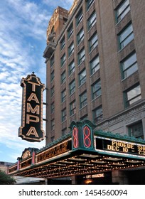 Tampa, Florida - September 22, 2008: Tampa Theatre Movie Palace