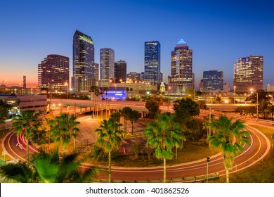 Tampa, Florida, USA Downtown Skyline.