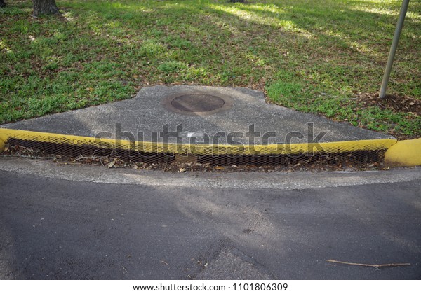 Tampa, Florida / USA - May 5 2018: County Sanitary\
Sewer system
