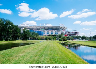 Tampa, Florida, USA - November 4 2021: Tampa Bay Buccaneers Stadium