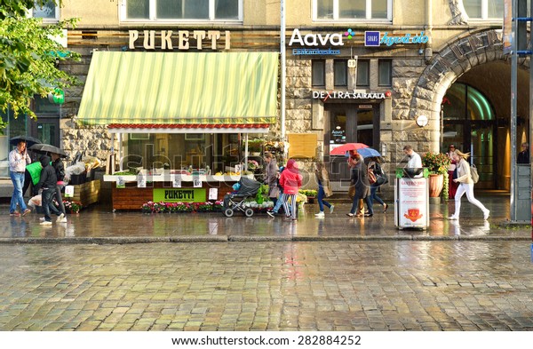 Tampere Finland August 28 14heavy Rain Stock Photo Edit Now