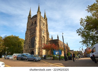 Tamworth, UK 10 25 2022 Large Urban Church Building