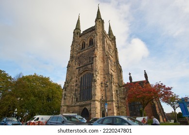 Tamworth, UK 10 25 2022 Large Urban Church Building