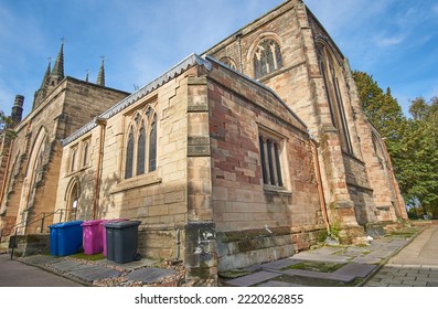 Tamworth, UK 10 25 2022 Large Urban Church Building