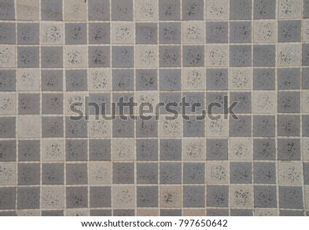 Tan Dark Gray Color Brick Floor Stock Photo Edit Now