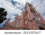 Tan Dinh Church (official name: Sacred Heart of Jesus Church, Tan Dinh) is a Catholic church in Ho Chi Minh City, belonging to Tan Dinh parish. Tan Dinh Cathedral and Saigon Notre Dame Cathedral 