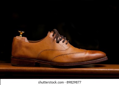 Tan Mens Fashionable Dress And Business Shoes