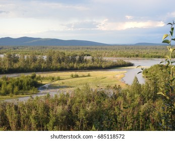 Tanana River In Alaska