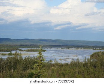 Tanana River In Alaska