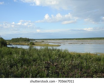 Tanana River In Alaska