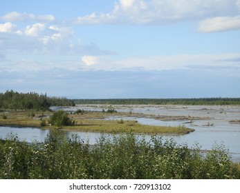 Tanana River In Alaska