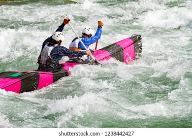 Tandem In Rapids River