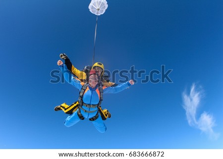 Similar – Image, Stock Photo Cool Move Kiting Ocean