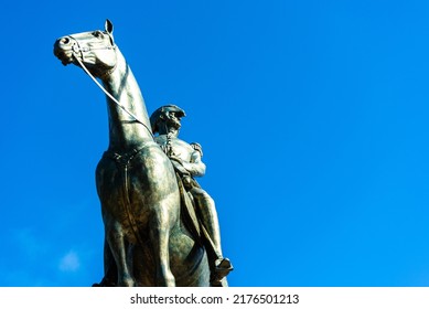 Tandil, Buenos Aires Province, Argentina; May 15, 2022. Monument To Brigadier General Martín Rodríguez