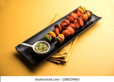 Tandoori Aloo Tikka Or Grilled Barbecue Potatoes