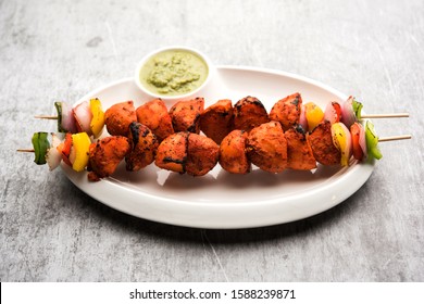 Tandoori Aloo Tikka Or Grilled Barbecue Potatoes