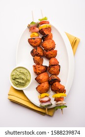 Tandoori Aloo Tikka Or Grilled Barbecue Potatoes