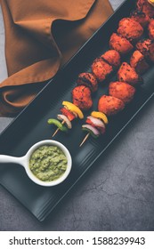 Tandoori Aloo Tikka Or Grilled Barbecue Potatoes