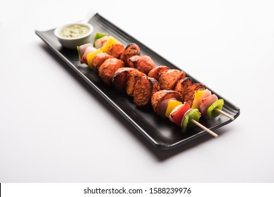 Tandoori Aloo Tikka Or Grilled Barbecue Potatoes