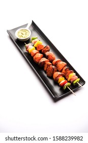 Tandoori Aloo Tikka Or Grilled Barbecue Potatoes