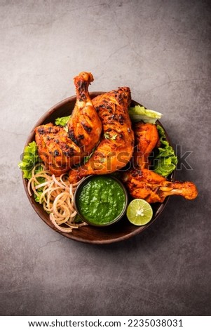 Tandoori Chicken is an Indian non vegetarian spicy food