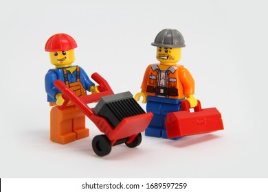 Lego Construction Worker Images Stock Photos Vectors Shutterstock The construction workers have to work hard, but john is very sleepy. https www shutterstock com image photo tangerang indonesia april 1 2020 portrait 1689597259