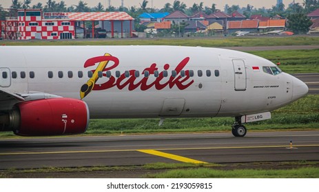 Tangerang, Indonesia - February 05 2020: Close-up Shot Of Batik Air B737-900ER