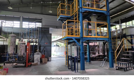 Tangerang, Indonesia - January 11, 2019: Biodiesel Factory